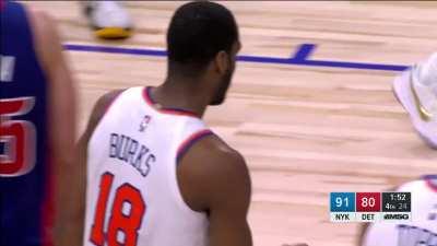 [Highlight] Alec Burks hits back-to-back threes to help closeout the Pistons; 19 points in the 4th, 34 for the night
