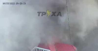 Frightening footage from the missile attacks on Nikolaev today