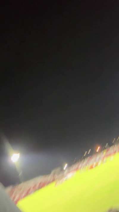 Familiar voice at the rising game tonight!