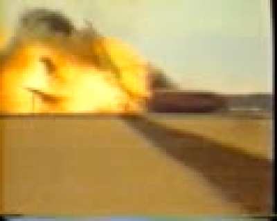 I had a dream last night that I was going through an old computer and then finding a creepy video of a plane crash test that was edited in the 2000s. Here is my best recreation of what I saw