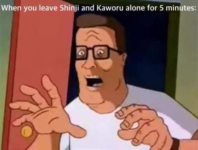 Leaving Shinji and Kaworu Alone be like