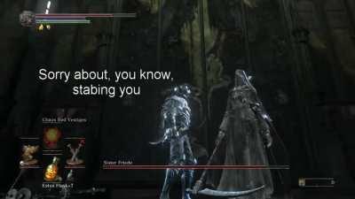 Well, I creeped her out