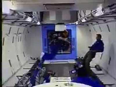 Astronauts can get stuck in a position where they are not near anything to grab ahold of, and have to use a lot of energy to find something to grab.