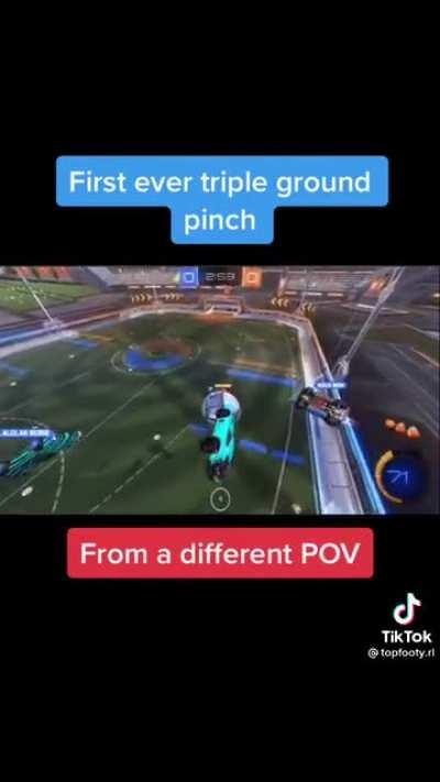 Triple ground pinch! (Not my clip)