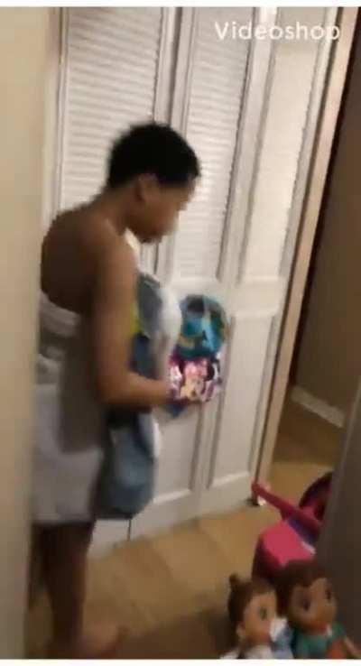 My friend getting scared shitless