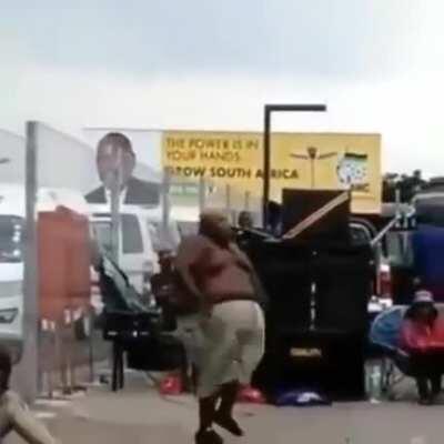 I wish I had a relationship as strong as this uncle's kneecaps. Sure can dance good tho...