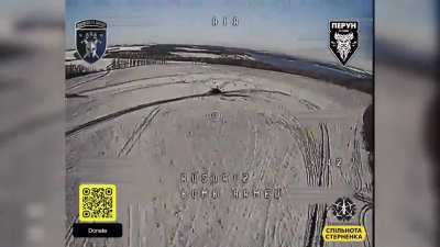A Ukrainian FPV pilot from the 42nd Mechanized Brigade attacks a Russian Tor air defense system in the Belgorod Oblast, Russia.
