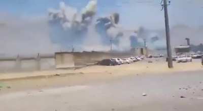 Man records as Israeli planes hit the city