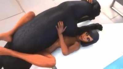 Pharah keep some exotic pets [Overwatch] (noname55)