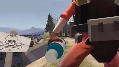 Animation in gmod made by my friend