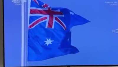 Aus vs Eng match in Lahore and they play the Indian national anthem 💀