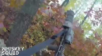 An ambush on a group of three Russian soldiers on the Lyman direction from the first-person perspective of the Ukrainian SOF unit 