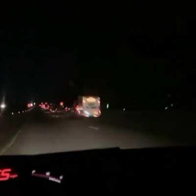 Trailer must be full of Mexican jumping beans