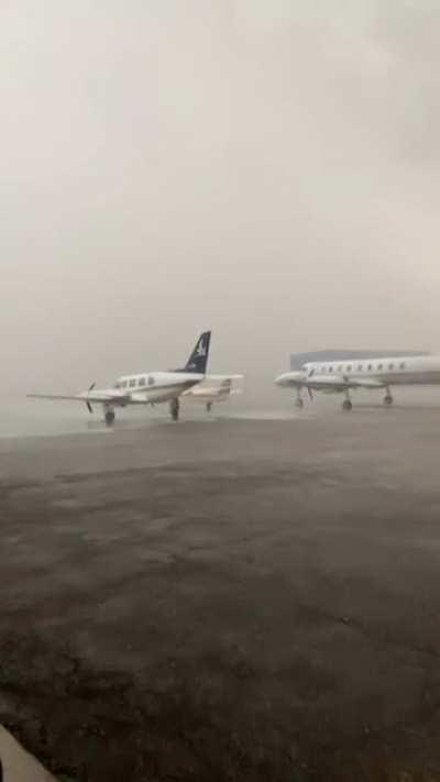 Just a little windy during work