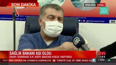 Fahrettin Koca’dan aşı sonrası ilk açıklama