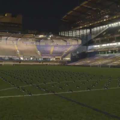Behind the scenes of the Stamford Bridge drone show