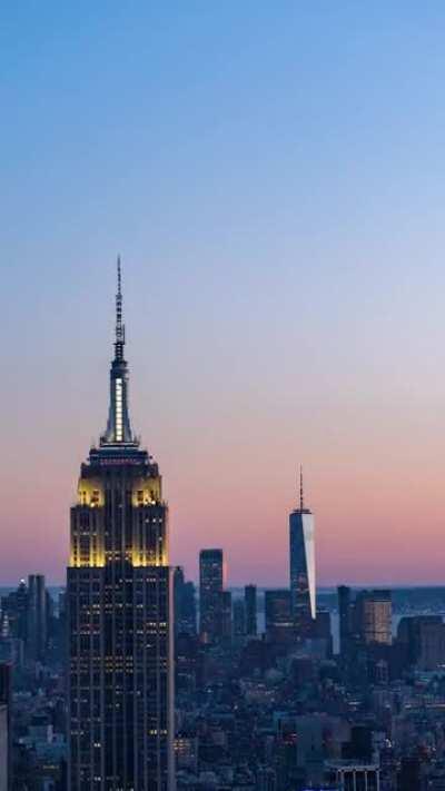 Sounds and Sights of sunset over Manhattan