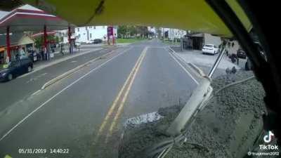 Should have looked left...