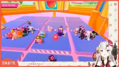 [fall guys] Ojou on memorising stage