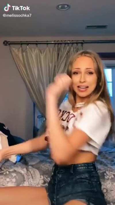 'Go cocks' underboob 1