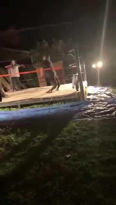 Watching too much WWF