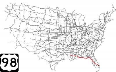 All of the American highways in numerical order.