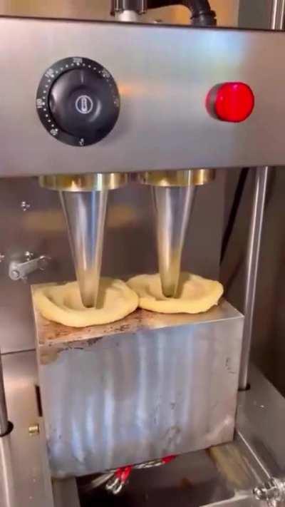 Is there anything more appetizing than a pizza cone?