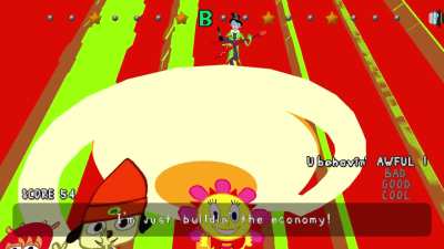 I think something is wrong with my copy of Parappa the Rapper