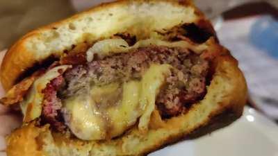 Stuffed Burger Money Shot