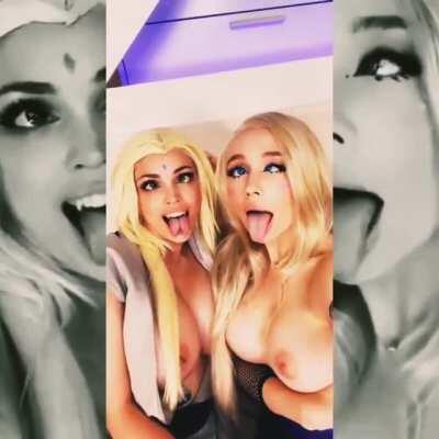 Octokuro and AliceBong : Ahegao