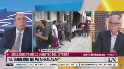 Guillermo Francos desminti&oacute; las OPERETAS acerca del Impuesto Pa&iacute;s: "El Presidente lo dijo con claridad, NO hay coparticipaci&oacute;n del Impuesto Pa&iacute;s, el impuesto pais es transitorio porque se termina con el CEPO."