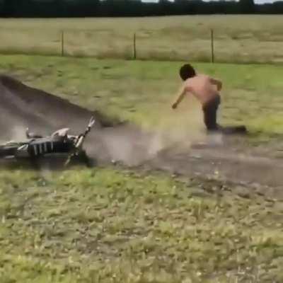 HMRB While I nail this landing.