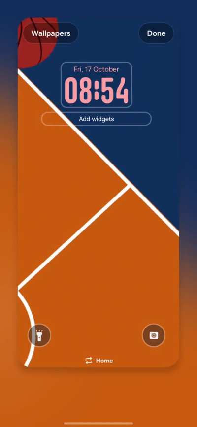 New wallpaper on one ui 8.5 ( work with gyro)