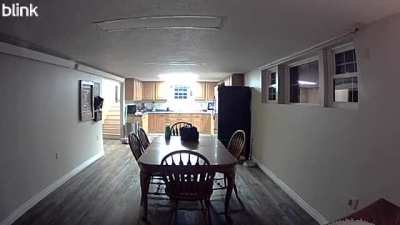 Can someone tell me what this might be?  Bright lights from outside