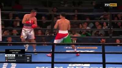 Rolando 'Rolly' Romero KO's Andres Figueroa.