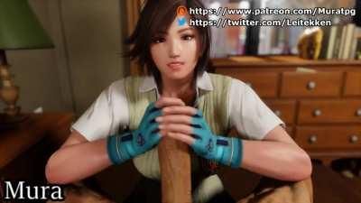 Asuka handjob cumshot (Leitekken) [Tekken]