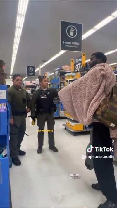 Out-sourced Wal-Mart Security Officers We're ready to use their taser's and baton's. What are Your thoughts? 