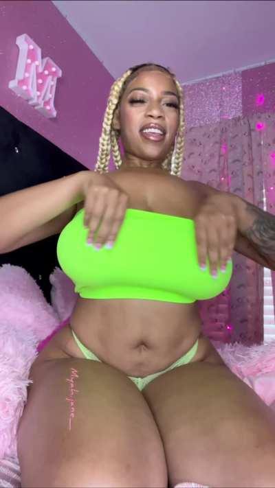 Would you cum in my mouth or my boobs