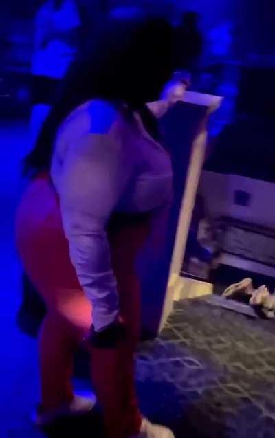 Getting his groove on