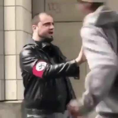 He handled that correct