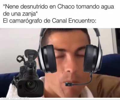 Bien pibe, trata de poner más cara de triste