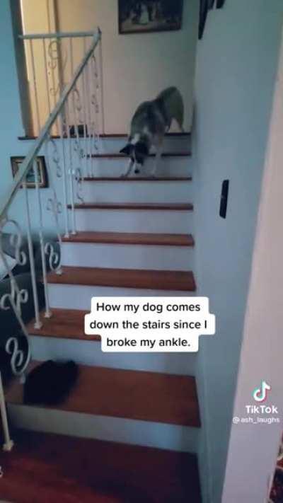 Mom broke her ankle…