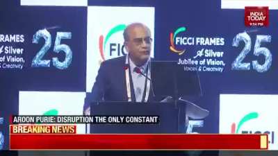 Billionaire channels detrimental to good journalism: Aroon Purie, Chairman & Editor-in-Chief, India Today Group, at FICCI Frames 2025