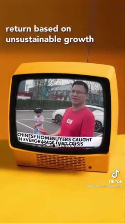 Came across this on Tiktok. A couple of weeks old but it's very good at explaining the Evergrand situation and how it will affect EVERYTHING. Definitely worth 3 minutes of your time.