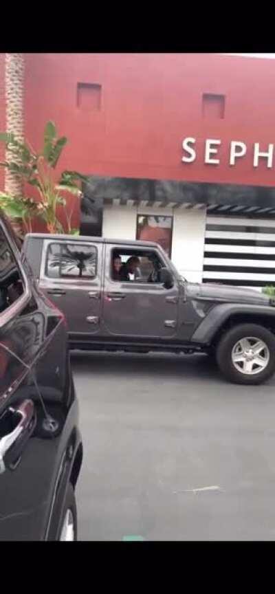 Racist man gets out of truck to harass Chinese family (Orange County, California)