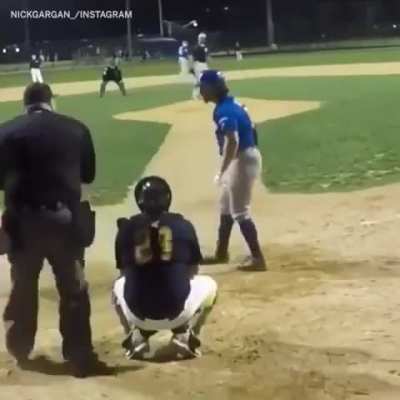 Getting ejected by the Umpire.