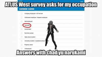 ATLUS West survey has a specialist option (⌐▨_▨).