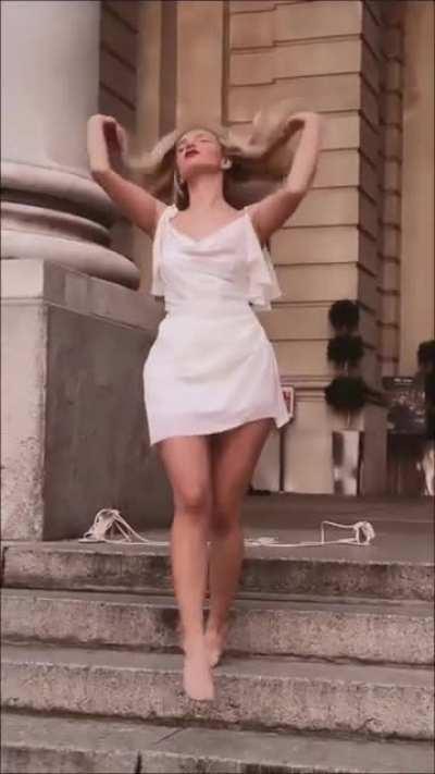 couldn’t be bothered to wear heels anymore