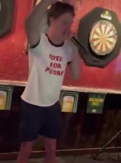 Mans been waiting his whole life for this moment