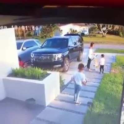 While I try out my sword.......